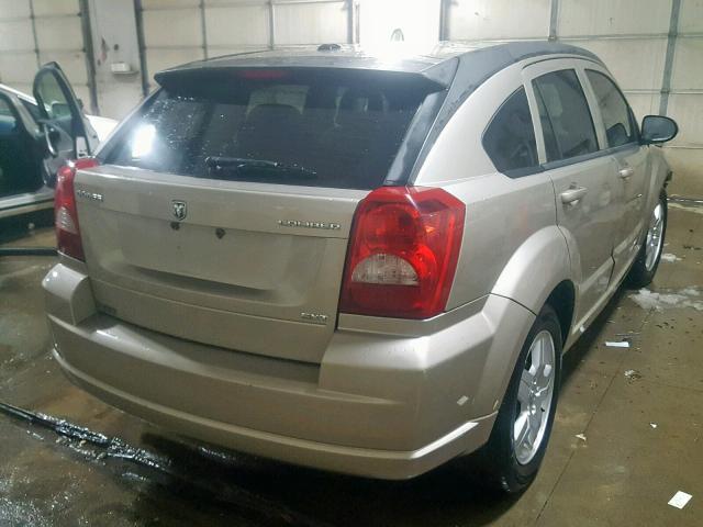 1B3HB48AX9D229052 - 2009 DODGE CALIBER SX TAN photo 4