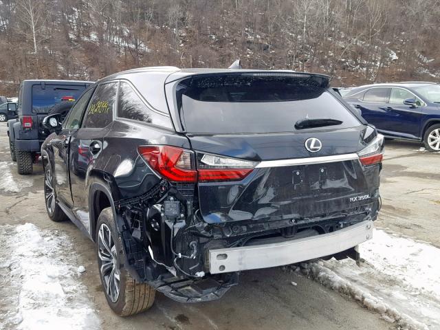 JTJDZKCA0J2009775 - 2018 LEXUS RX 350 L BLACK photo 3