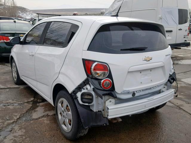 1G1JA6SH1D4188462 - 2013 CHEVROLET SONIC LS WHITE photo 3