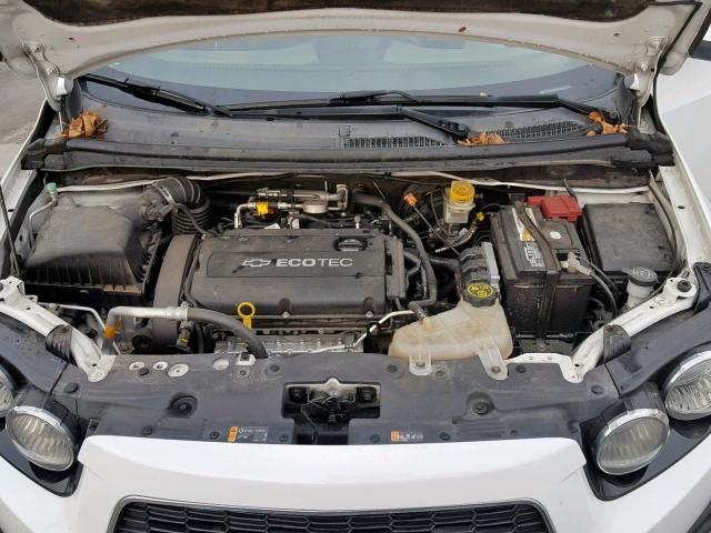 1G1JA6SH1D4188462 - 2013 CHEVROLET SONIC LS WHITE photo 7