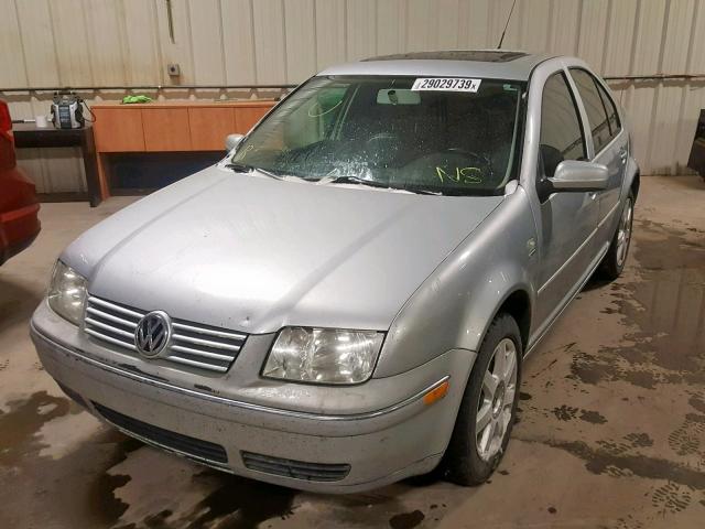 3VWSR69MX4M086702 - 2004 VOLKSWAGEN JETTA GLS SILVER photo 2