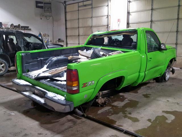 1GTEK14T9YZ200196 - 2000 GMC NEW SIERRA GREEN photo 4