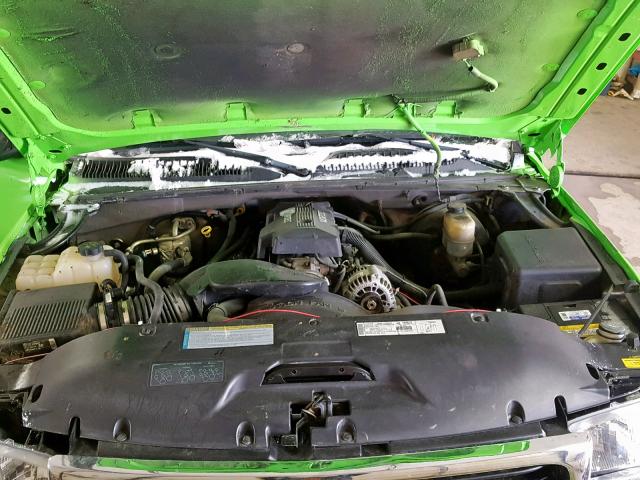 1GTEK14T9YZ200196 - 2000 GMC NEW SIERRA GREEN photo 7