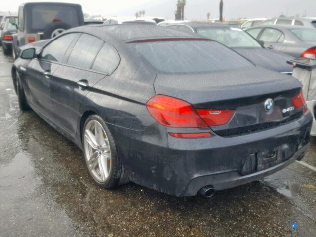 WBA6A0C52FD318392 - 2015 BMW 640 I BLACK photo 3