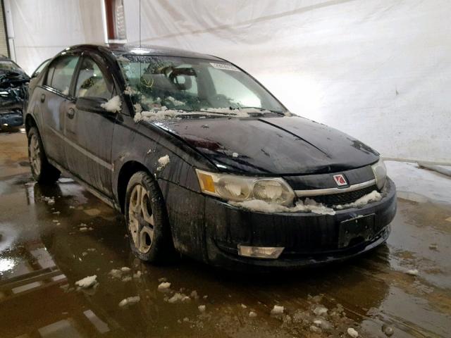 1G8AL52F73Z200247 - 2003 SATURN ION LEVEL BLACK photo 1