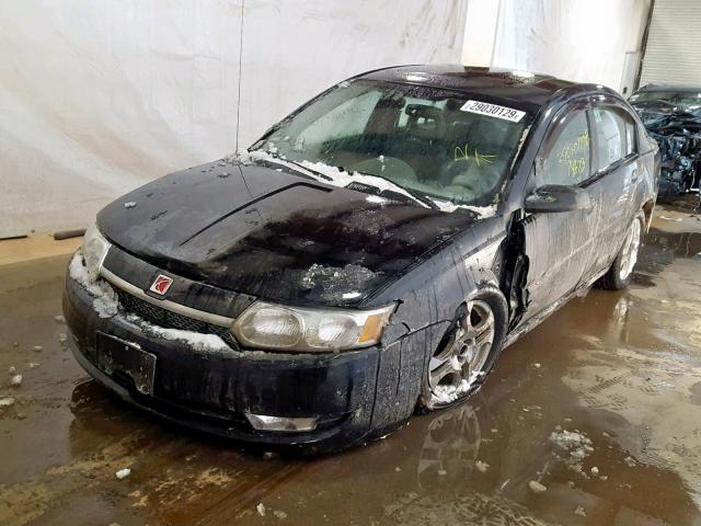 1G8AL52F73Z200247 - 2003 SATURN ION LEVEL BLACK photo 2