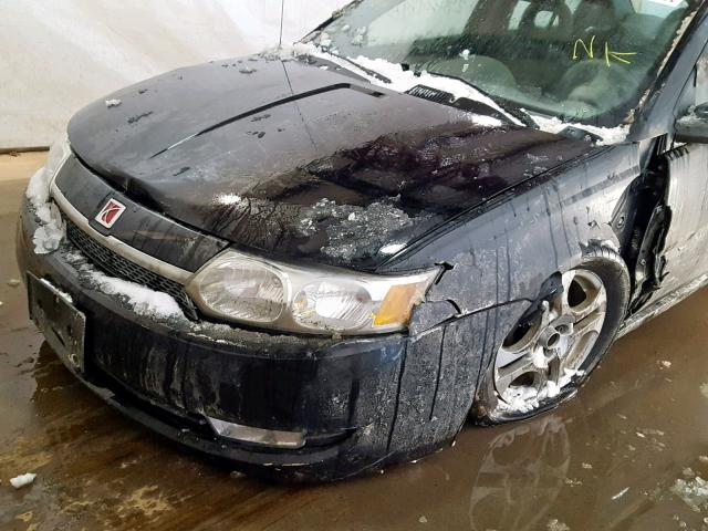 1G8AL52F73Z200247 - 2003 SATURN ION LEVEL BLACK photo 9
