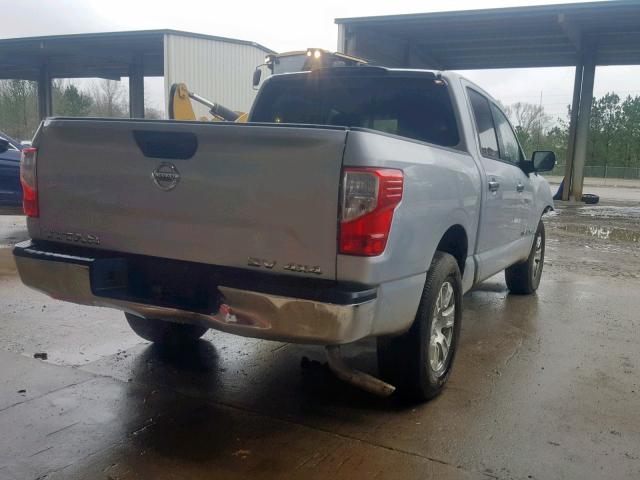 1N6AA1EJ1JN523201 - 2018 NISSAN TITAN S SILVER photo 4