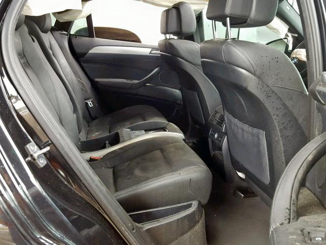5UXFG8C55BLZ95239 - 2011 BMW X6 XDRIVE5 Czarny zdjęcie 6