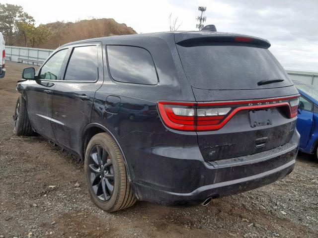 1C4RDJDG9JC448259 - 2018 DODGE DURANGO GT BLACK photo 3