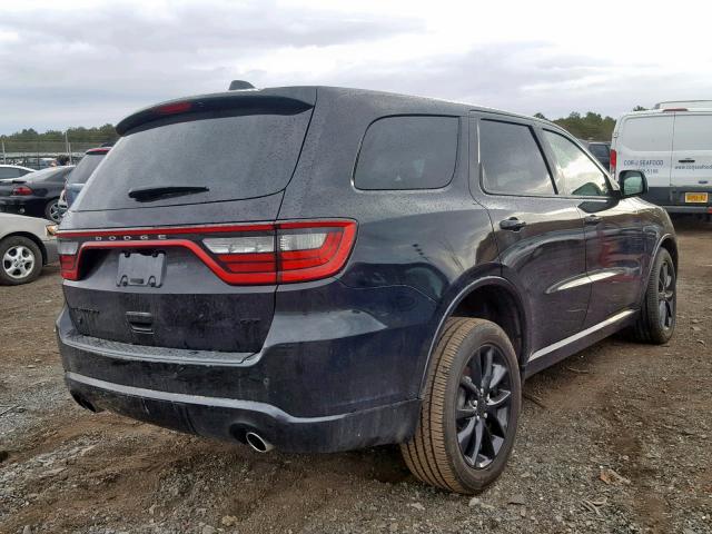 1C4RDJDG9JC448259 - 2018 DODGE DURANGO GT BLACK photo 4