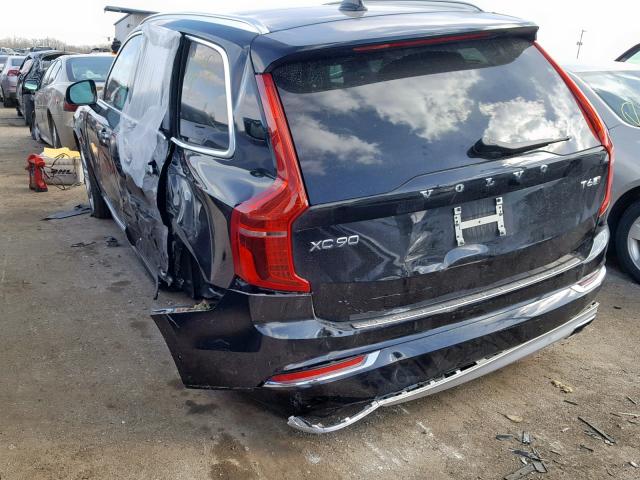 YV4A22PL3J1371396 - 2018 VOLVO XC90 T6 BLACK photo 3