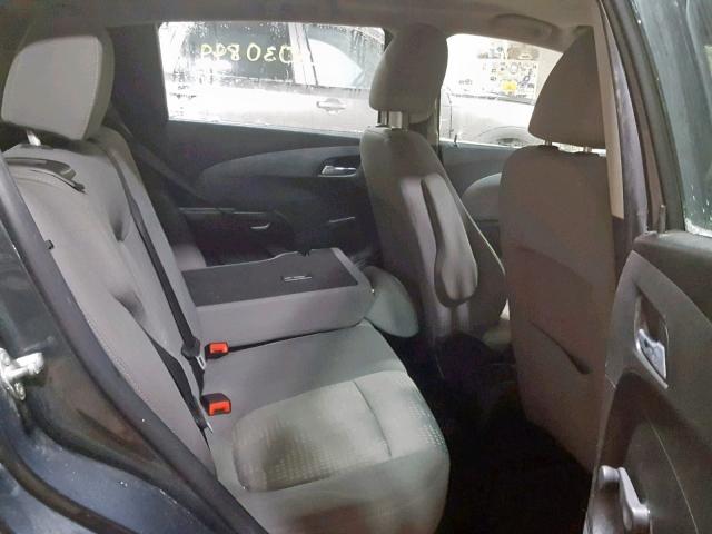 1G1JA6SH1C4197192 - 2012 CHEVROLET SONIC LS 灰色 照片 6