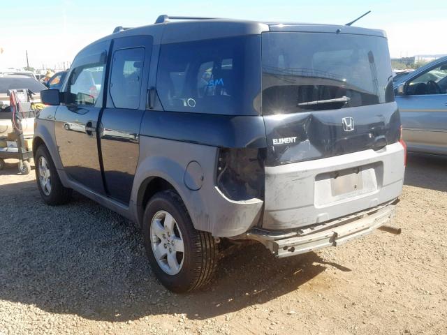 5J6YH28584L028277 - 2004 HONDA ELEMENT EX BLACK photo 3