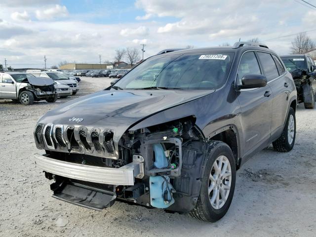 1C4PJMCB5EW181889 - 2014 JEEP CHEROKEE L GRAY photo 2