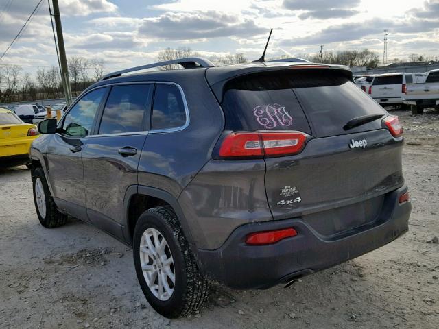 1C4PJMCB5EW181889 - 2014 JEEP CHEROKEE L GRAY photo 3