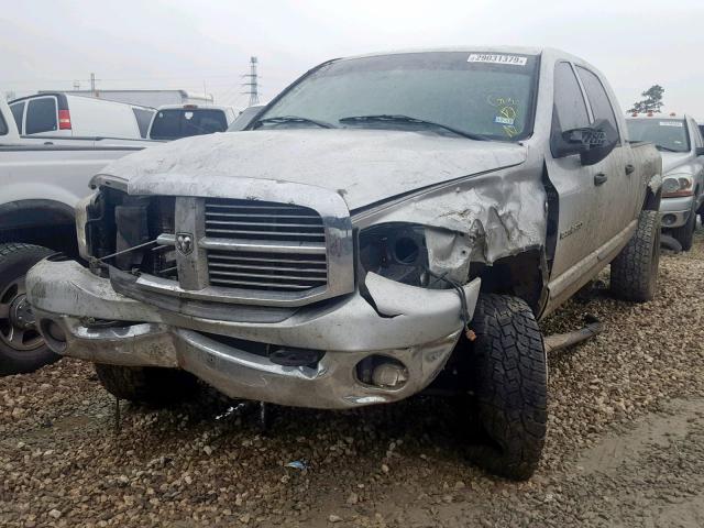 3D7KS29C56G140079 - 2006 DODGE RAM 2500 SILVER photo 2