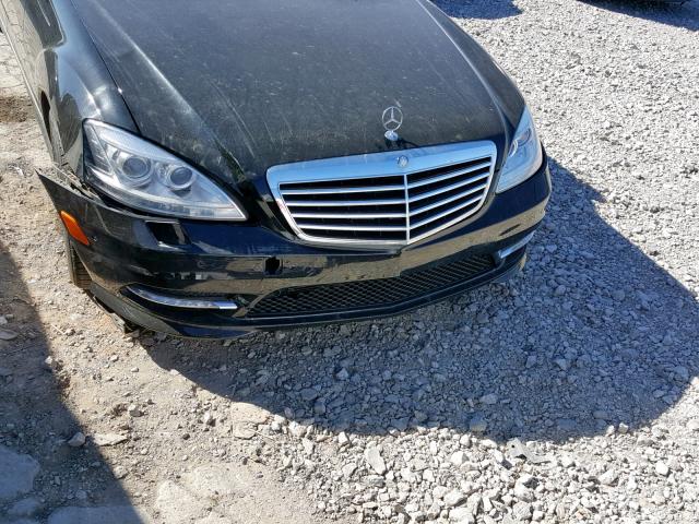 WDDNG7DBXDA514451 - 2013 MERCEDES-BENZ S 550 BLACK photo 9