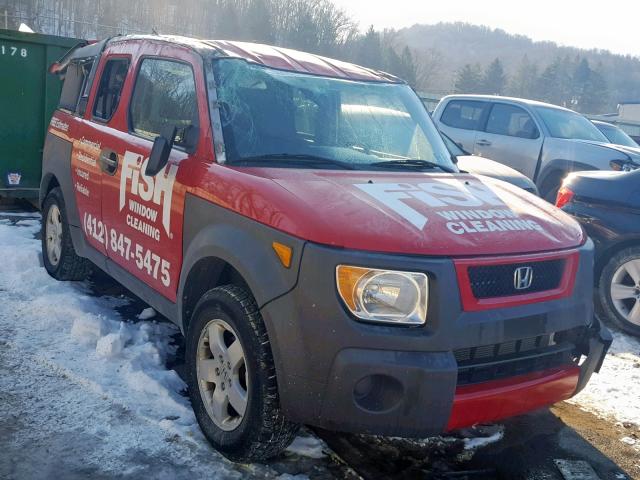 5J6YH28533L044403 - 2003 HONDA ELEMENT EX RED photo 1