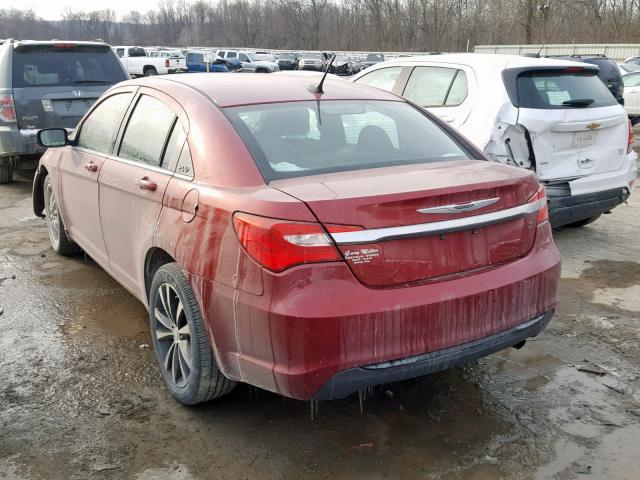 1C3CCBBB1EN186127 - 2014 CHRYSLER 200 TOURIN RED photo 3