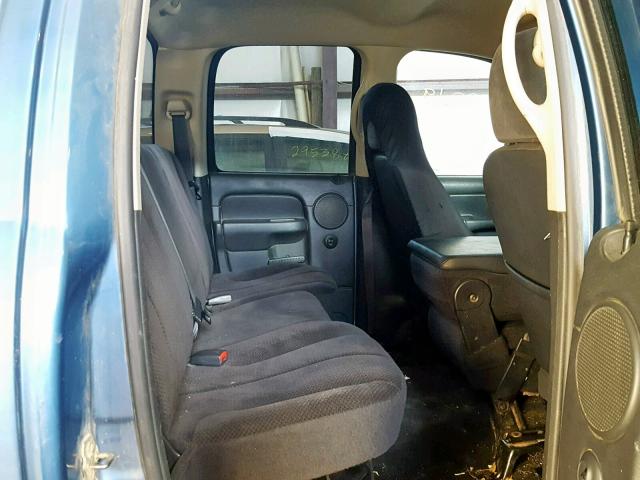 1D7KU28C43J578906 - 2003 DODGE RAM 2500 S BLUE photo 6