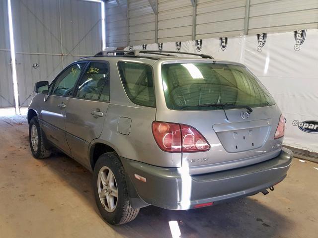 JT6GF10U0Y0050860 - 2000 LEXUS RX 300 SILVER photo 3