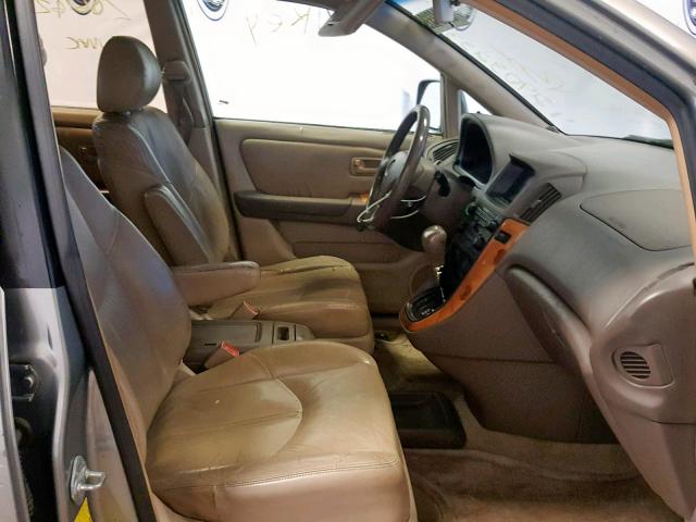 JT6GF10U0Y0050860 - 2000 LEXUS RX 300 SILVER photo 5