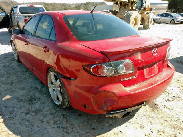 JM1GG12L261104080 - 2006 MAZDA SPEED 6 RED photo 3