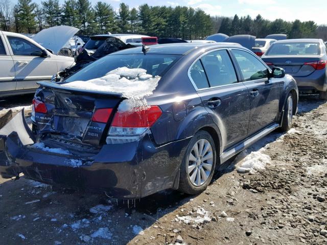 4S3BMDL67B2222157 - 2011 SUBARU LEGACY 3.6 GRAY photo 4