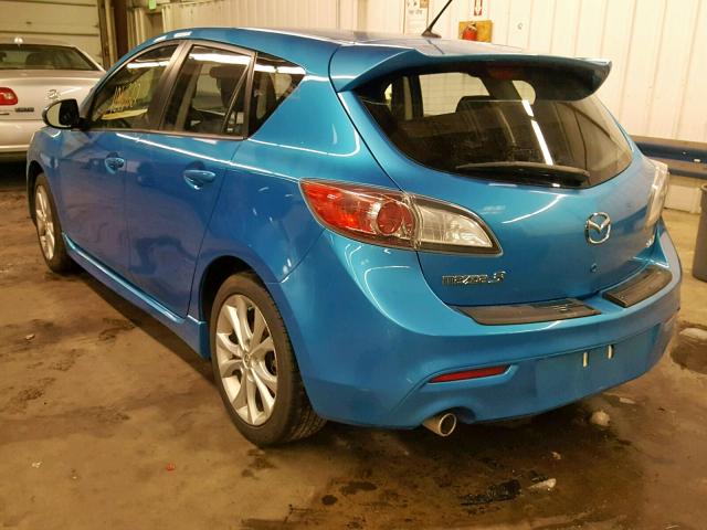 JM1BL1K65B1418929 - 2011 MAZDA 3 S BLUE photo 3