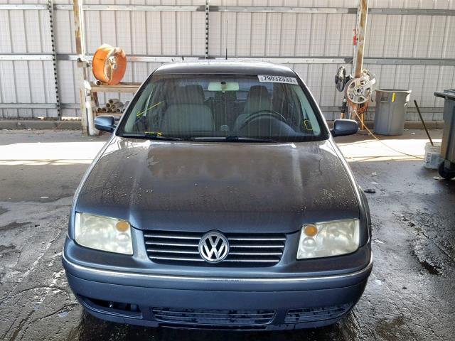 3VWSR69M94M131404 - 2004 VOLKSWAGEN JETTA GLS GRAY photo 9