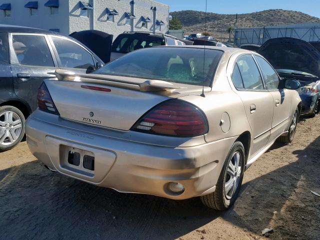 1G2NF52E54C251423 - 2004 PONTIAC GRAND AM S GOLD photo 4