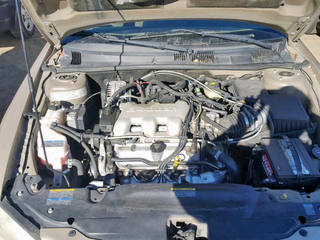 1G2NF52E54C251423 - 2004 PONTIAC GRAND AM S GOLD photo 7