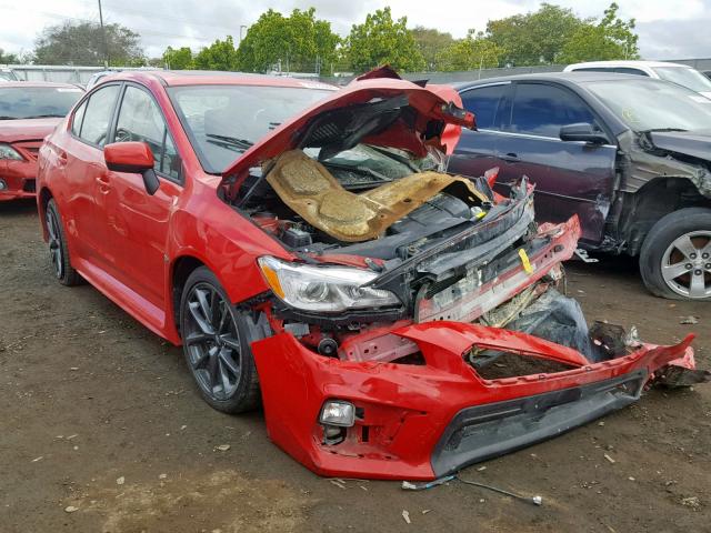 JF1VA1C68J8825544 - 2018 SUBARU WRX PREMIU RED photo 1