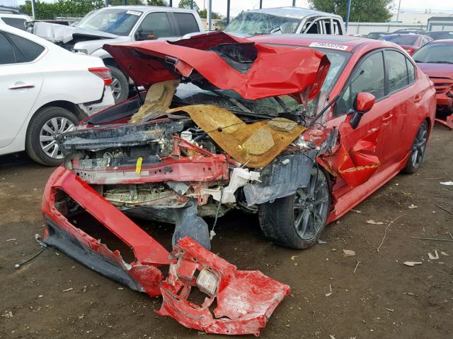 JF1VA1C68J8825544 - 2018 SUBARU WRX PREMIU RED photo 2