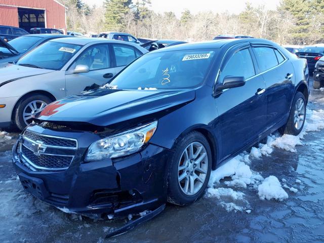 1G11D5RR9DF110581 - 2013 CHEVROLET MALIBU 1LT შავი ფოტო 2