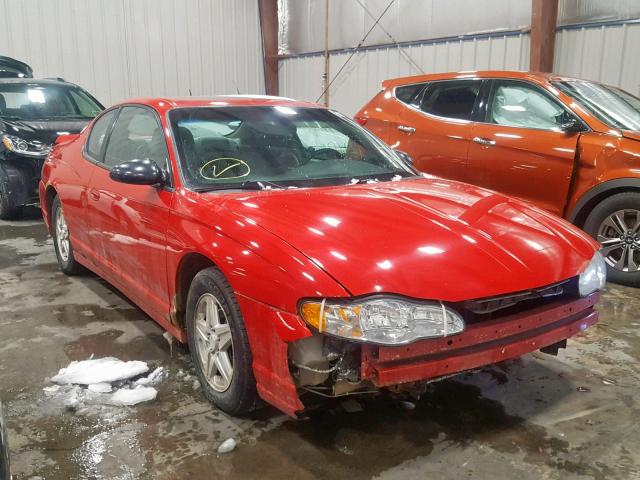 2G1WX12K259275708 - 2005 CHEVROLET MONTE CARL RED photo 1