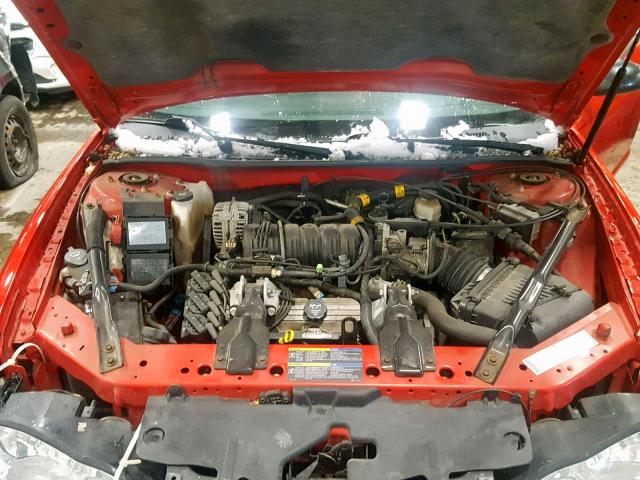 2G1WX12K259275708 - 2005 CHEVROLET MONTE CARL RED photo 7