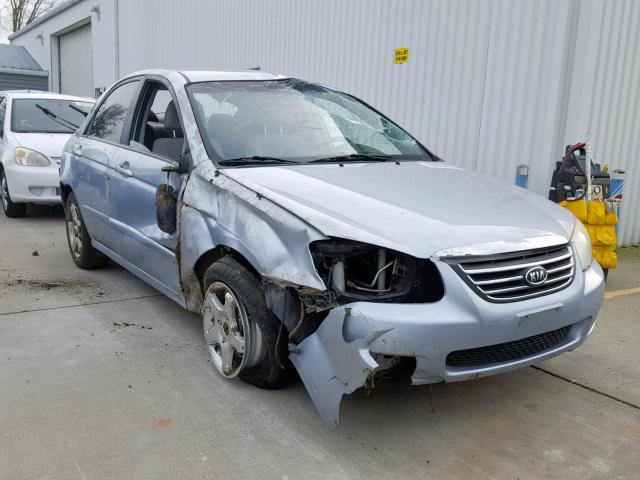 KNAFE122685574677 - 2008 KIA SPECTRA EX BLUE photo 1