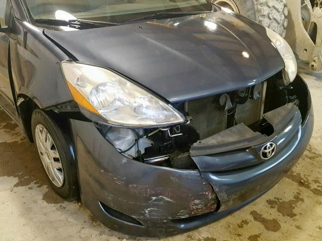 5TDZK23C19S244270 - 2009 TOYOTA SIENNA CE/ BLUE photo 9