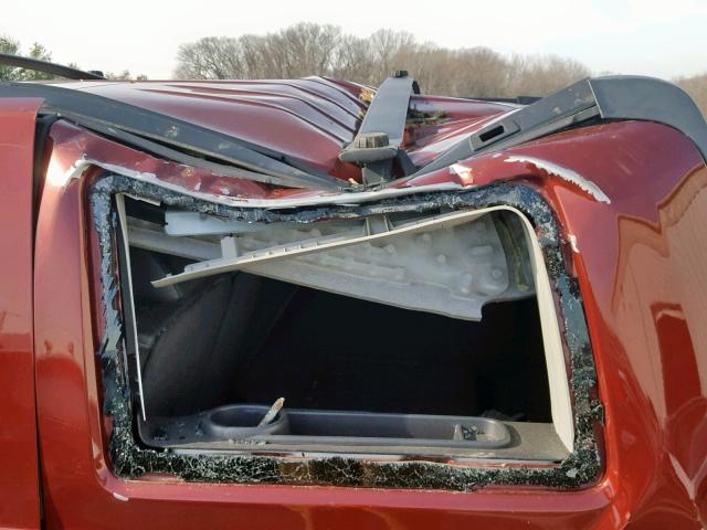 1J8HG48K68C181930 - 2008 JEEP COMMANDER წითელი ფოტო 9