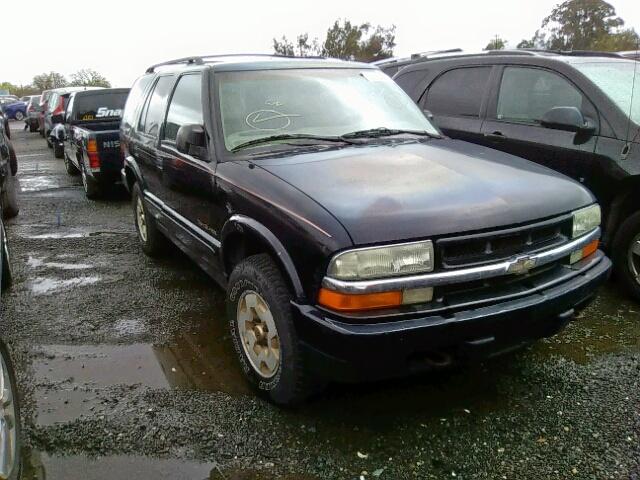 1GNDT13W2X2184491 - 1999 CHEVROLET BLAZER BLACK photo 1