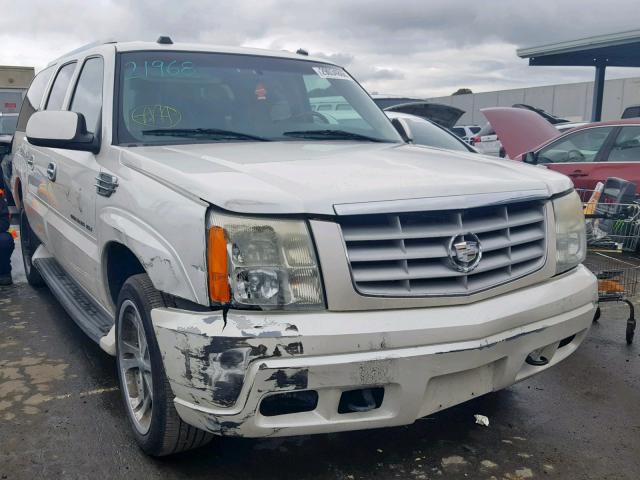 3GYFK66N54G150286 - 2004 CADILLAC ESCALADE E WHITE photo 1