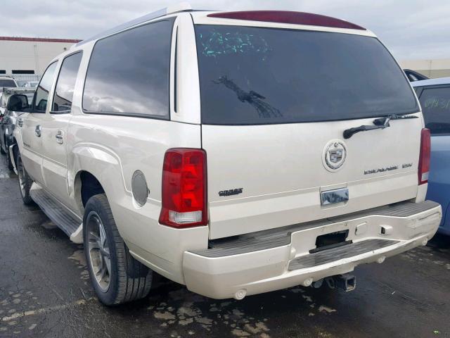 3GYFK66N54G150286 - 2004 CADILLAC ESCALADE E WHITE photo 3