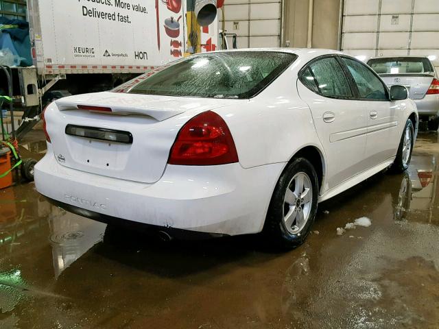 2G2WP552681100413 - 2008 PONTIAC GRAND PRIX WHITE photo 4