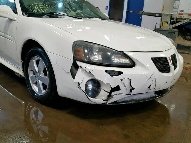2G2WP552681100413 - 2008 PONTIAC GRAND PRIX WHITE photo 9