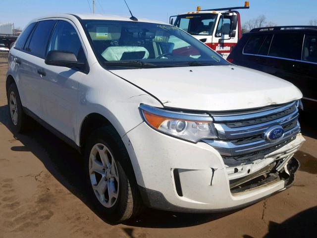 2FMDK4GC7DBC35000 - 2013 FORD EDGE SE WHITE photo 1