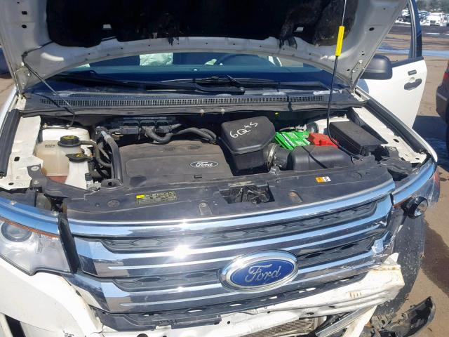 2FMDK4GC7DBC35000 - 2013 FORD EDGE SE WHITE photo 7