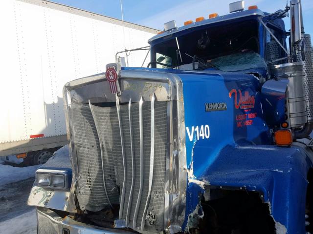 1XKWDB9X45J079009 - 2005 KENWORTH CONSTRUCTI BLUE photo 9