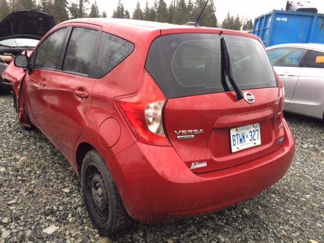 3N1CE2CP5EL380646 - 2014 NISSAN VERSA NOTE RED photo 3